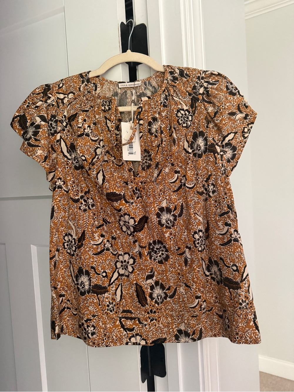 Ulla Johnson Shani Amber‎ Blouse New Yellow Top New NWT